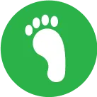 圖示：足跡圖示
